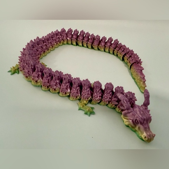 Articulated Dragon 3D Printed Toy - Picture 4 of 8
